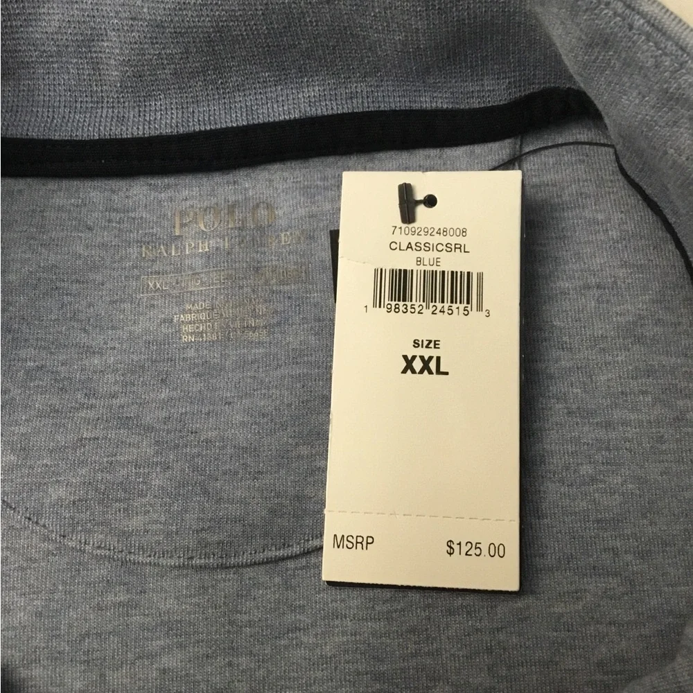 Polo by Ralph Lauren Blue Zip Up Sweater